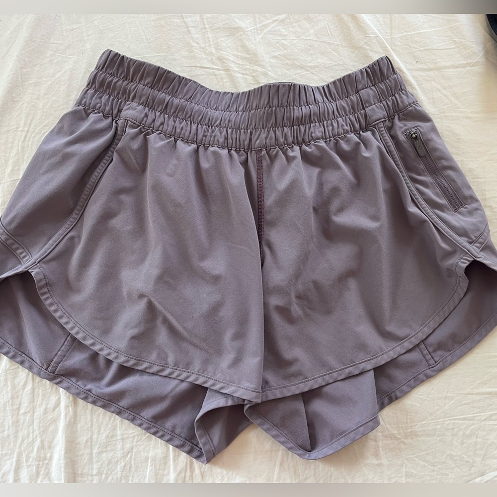 Hotty hot 4” inseam purple athletic shorts